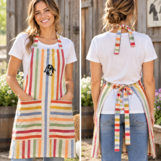 Hand-Printed Aprons
